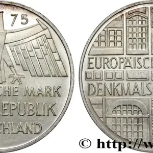 Promotion Saisonnière ALLEMAGNE 5 Mark Proof Année européenne du patrimoine 1975 Stuttgart - F fwo_819614 Monde