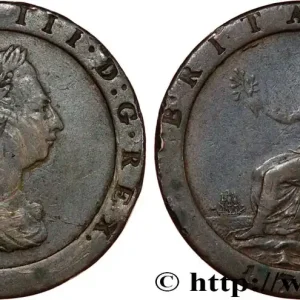 ROYAUME-UNI 1 Penny Georges III 1797 Soho fwo_819689 Monde Livraison Mondiale