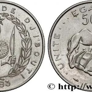 Édition Limitée DJIBOUTI 50 Francs dromadaires 1983 Paris fwo_823336 Monde