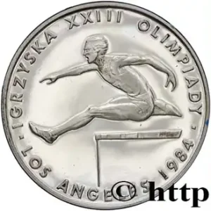 POLOGNE 200 Zlotych Proof XIIIe Jeux Olympiques d’hiver de Lake Placid 1984 Varsovie fwo_811971 Monde Prix Promo