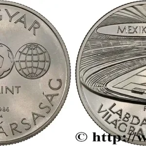 Certifié HONGRIE 500 Forint Coupe du monde de football Mexique 1986 1986 Budapest fwo_812051 Monde