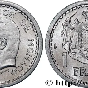 Promotion MONACO 1 Franc Louis II (1943) Paris fwo_736606 Monde