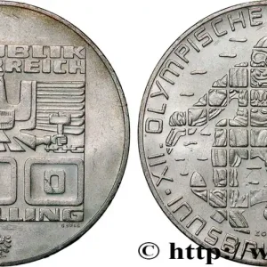 Expédition Rapide AUTRICHE 100 Schilling J.O. d’hiver d’Innsbruck 1976 - ski de descente, aigle de Hall 1974 Hall fwo_748933 Monde