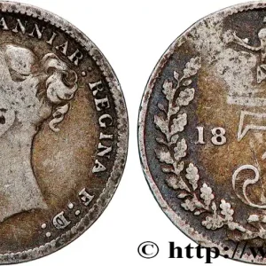 ROYAUME-UNI 3 Pence Victoria buste jeune 1885 fwo_786208 Monde Produit De Marque