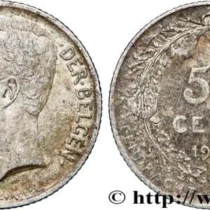 BELGIQUE 50 Centimes Albert Ier légende en flamand 1911 fwo_789701 Monde Retour Gratuit