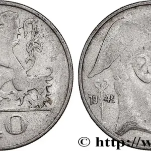 BELGIQUE 20 Francs Mercure, légende flamande 1949 fwo_797963 Monde En Vogue