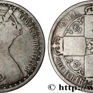 Populaire ROYAUME-UNI 1 Florin Victoria couronnée style gothique 1869 Londres fwo_808134 Monde