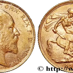 Premium OR, PALLADIUM ET PLATINE INVESTISSEMENT 1 Souverain Edouard VII 1907 Londres fwo_809352 Monde