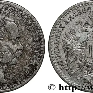 Certifié AUTRICHE 10 Kreuzer François-Joseph Ier 1868 Vienne fwo_810049 Monde