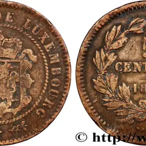 Artisanat LUXEMBOURG 5 Centimes 1854 Utrecht fwo_810434 Monde