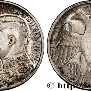 GRÈCE 30 Drachmes mariage royal 1964 Kongsberg, Norvège fwo_810458 Monde En Vogue