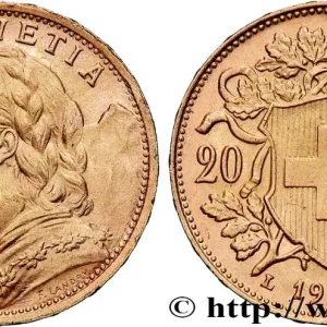 Livraison Express OR, PALLADIUM ET PLATINE INVESTISSEMENT 20 Francs "Vreneli" 1935 Berne fwo_815523 Monde