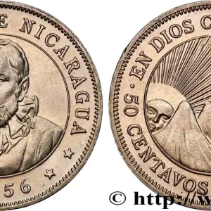 NICARAGUA 50 Centavos 1956 fwo_816494 Monde Gros Lot