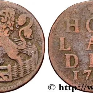 PAYS-BAS - PROVINCES-UNIES - HOLLANDE 1 Duit 1742 fwo_816553 Monde Expédié Aujourd’hui