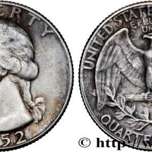 Promotion ÉTATS-UNIS D'AMÉRIQUE 1/4 Dollar Georges Washington 1952 Philadelphie fwo_820784 Monde