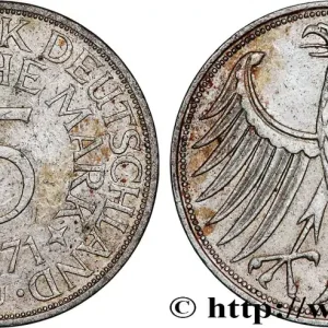 ALLEMAGNE 5 Mark aigle 1971 Hambourg - J fwo_820787 Monde Dernier Modèle