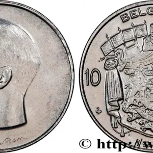 Offre Exclusive BELGIQUE 10 Francs roi Baudouin légende française 1973 Bruxelles fwo_820790 Monde
