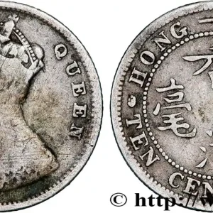 Offre Exclusive HONG KONG 10 Cents Victoria 1899 Londres fwo_820796 Monde