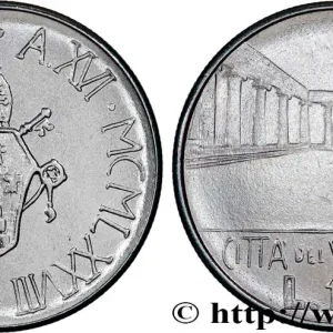 Édition Limitée VATICAN ET ÉTATS PONTIFICAUX 100 Lire Paul VI an XVI 1978 Rome fwo_820797 Monde