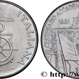 Acheter Direct ITALIE 100 Lire 100e anniversaire de l’Académie Navale de Libourne 1981 Rome - R fwo_820803 Monde