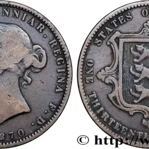 Solde JERSEY 1/13 Shilling Victoria 1870 fwo_820839 Monde