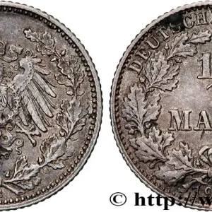 ALLEMAGNE 1/2 Mark Empire aigle impérial 1915 Muldenhütten - E fwo_821612 Monde Livraison Mondiale