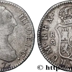 En Vogue ESPAGNE 2 Reales Charles III 1777 Madrid fwo_821636 Monde