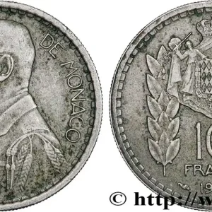 MONACO 10 Francs Louis II 1946 Paris fwo_821642 Monde Offre Exclusive