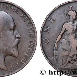 Gros Lot ROYAUME-UNI 1 Penny Edouard VII 1902 fwo_821650 Monde