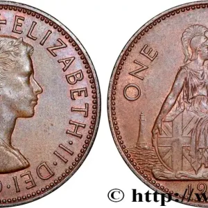 ROYAUME-UNI 1 Penny Elisabeth II 1967 fwo_821655 Monde Solde