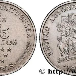 AÇORES 25 Escudos emblème 1980 fwo_821728 Monde Premium