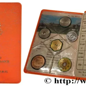 JAPON Série 5 monnaies FDC + 1 jeton 1977 fwo_709515 Monde Réduction