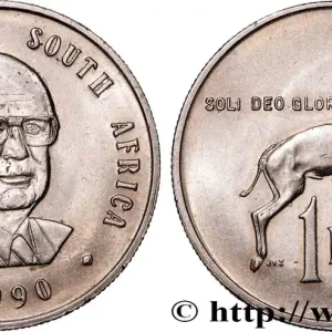 AFRIQUE DU SUD 1 Rand Pieter W. Botha 1990 Pretoria fwo_957595 Monde Original
