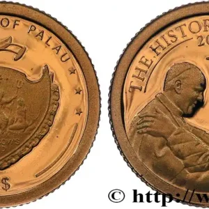PALAU 1 Dollar Proof Rencontre historique 2013 fwo_822608 Monde Marque