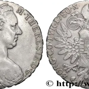 AUTRICHE 1 Thaler (REFRAPPE) Marie-Thérèse 1780 Vienne fwo_728779 Monde Original