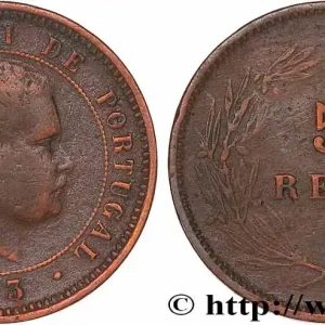 Paiement Sécurisé PORTUGAL - ROYAUME DU PORTUGAL - CHARLES Ier 5 Réis 1893 fwo_779058 Monde