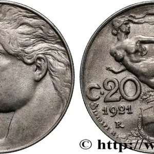 Nouvel Arrivage ITALIE 20 Centesimi allégorie de la Liberté 1921 Rome fwo_781310 Monde