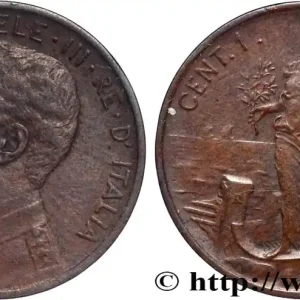 Authentique ITALIE 1 Centesimo Victor Emmanuel III 1916 Rome fwo_791480 Monde