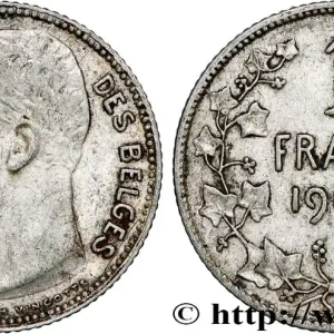 BELGIQUE 1 Franc Léopold II légende française 1909 fwo_793671 Monde Remise