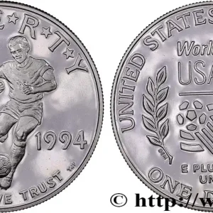Acheter Direct ÉTATS-UNIS D'AMÉRIQUE 1 Dollar Proof Coupe du Monde de Football USA 94 1994 San Francisco fwo_796828 Monde