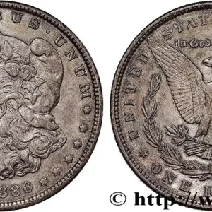 ÉTATS-UNIS D'AMÉRIQUE 1 Dollar type Morgan 1886 Philadelphie fwo_797377 Monde Soldes