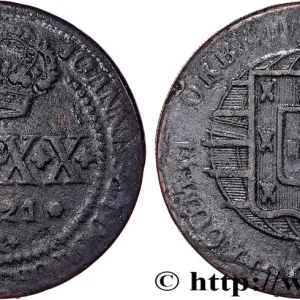 Affaire À Saisir BRÉSIL - JEAN VI 80 Réis 1821 Rio de Janeiro fwo_797749 Monde