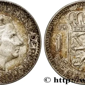 PAYS-BAS 1 Gulden Juliana 1954 fwo_799234 Monde Prix Promo