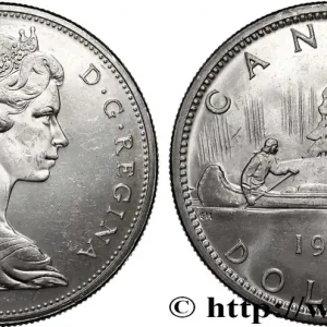 CANADA 1 Dollar Elisabeth II 1965 fwo_806690 Monde Original