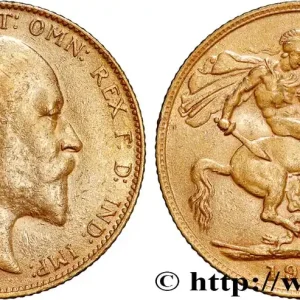 OR, PALLADIUM ET PLATINE INVESTISSEMENT 1 Souverain Édouard VII 1910 Londres fwo_809364 Monde Nouveauté