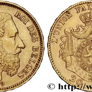 OR, PALLADIUM ET PLATINE INVESTISSEMENT 20 Francs Léopold II 1869 Bruxelles fwo_815492 Monde Réduction
