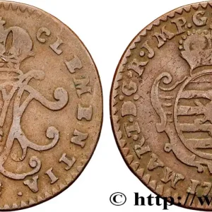 Top Vente LUXEMBOURG 1 Liard monogramme de Marie-Thérèse d’Autriche 1759 Bruxelles fwo_816554 Monde
