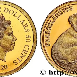 Nouvel Arrivage NIUÉ 2 Dollars 50 Cents Proof Koala 2020 fwo_818147 Monde