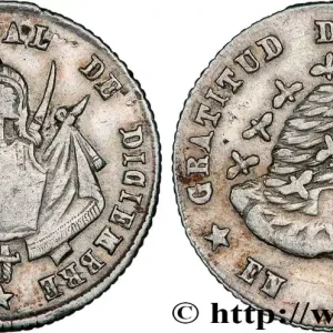 BOLIVIE 1/8 Melgarejo 1865 Potosi fwo_818217 Monde Vente Directe