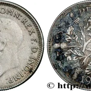 Promotion ROYAUME-UNI 6 Pence Georges V 1933 fwo_818219 Monde